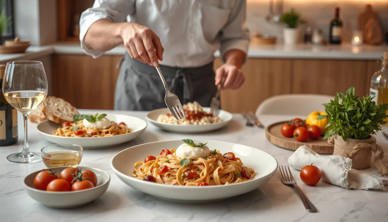 Modern Italian Cuisine At Home